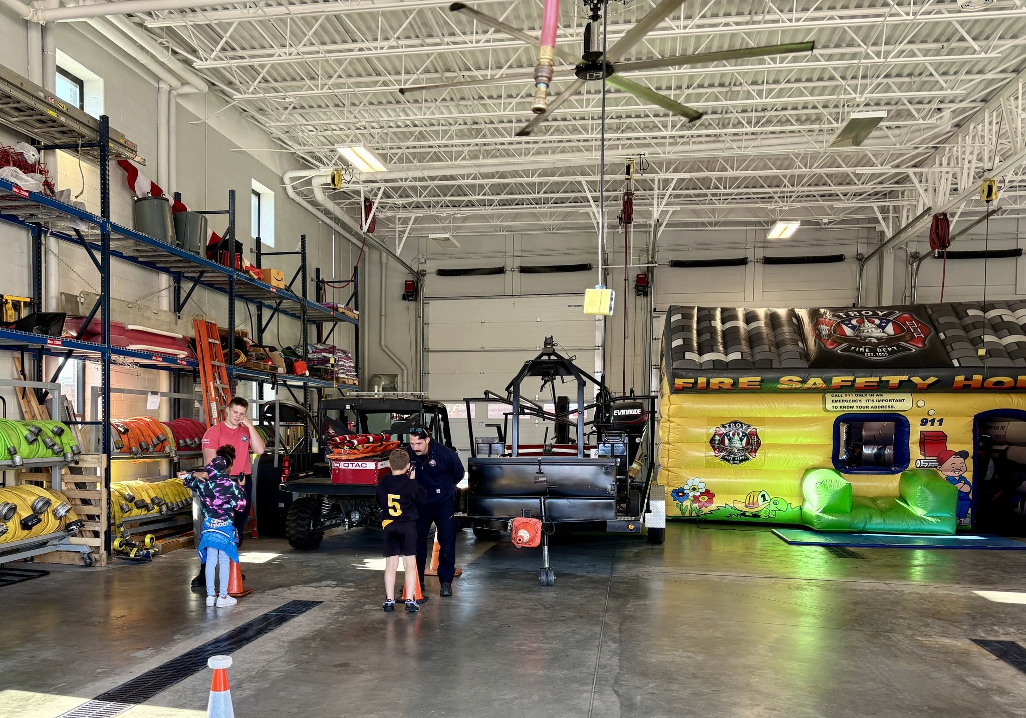 Fire Station Tour with Fire Safety House