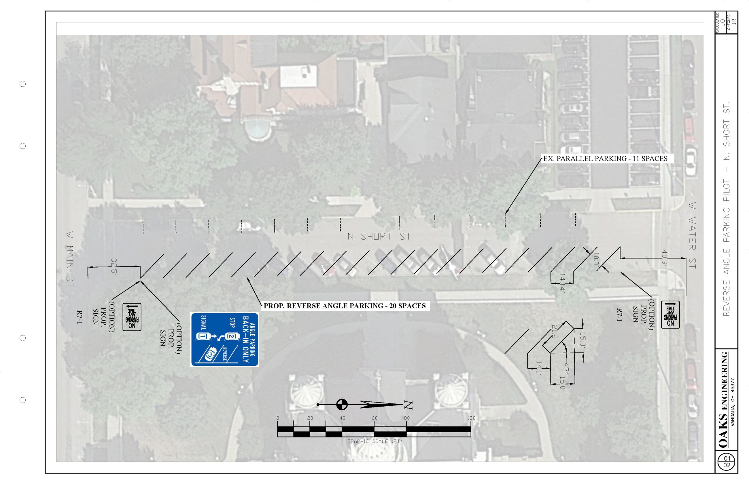 Reverse Angle Parking North Short Street