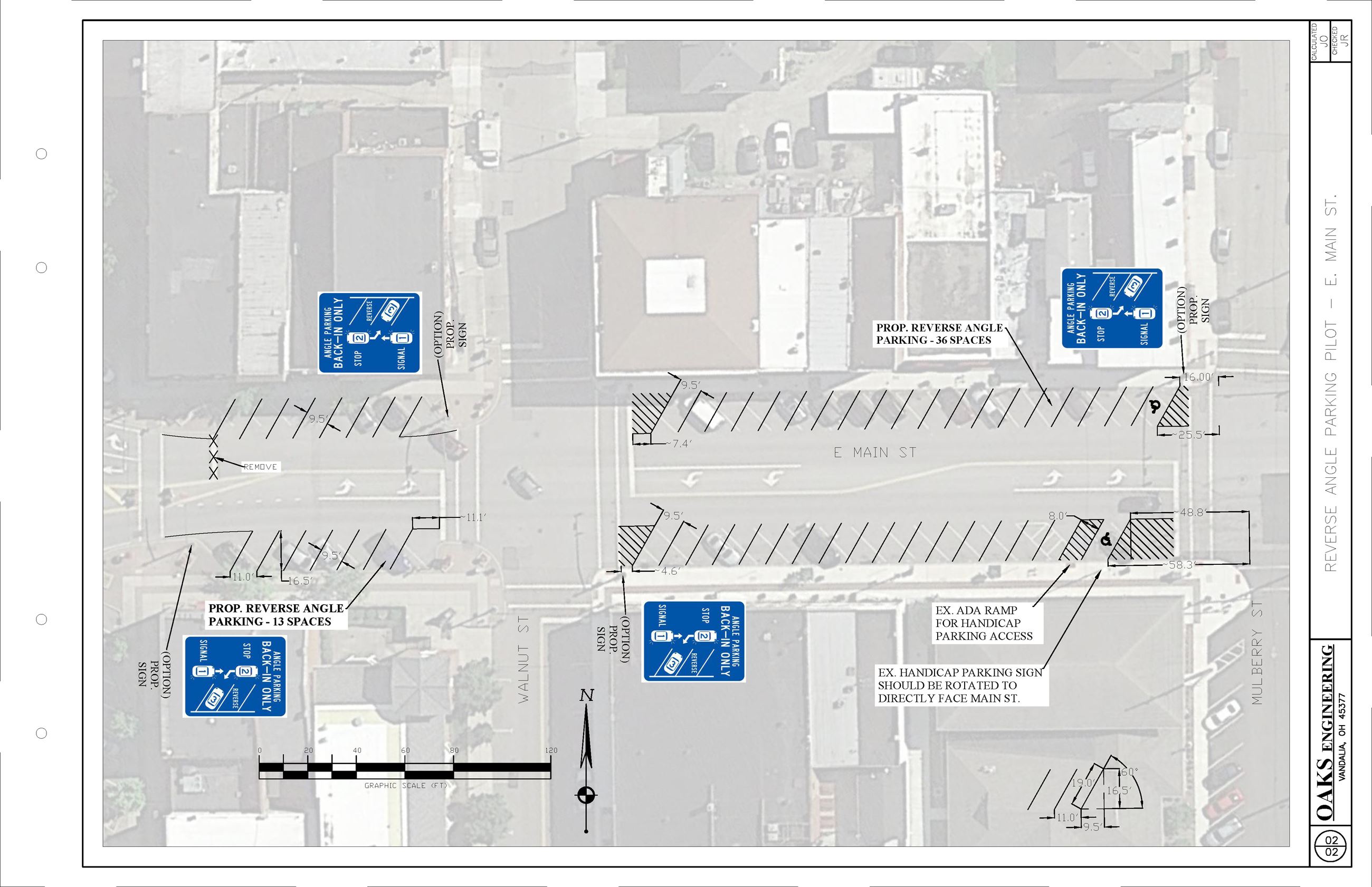 Reverse Angle Parking East Main